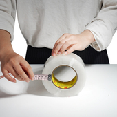 胶带整箱封箱快递打包胶纸淘宝白色箱缠绕封口胶包装