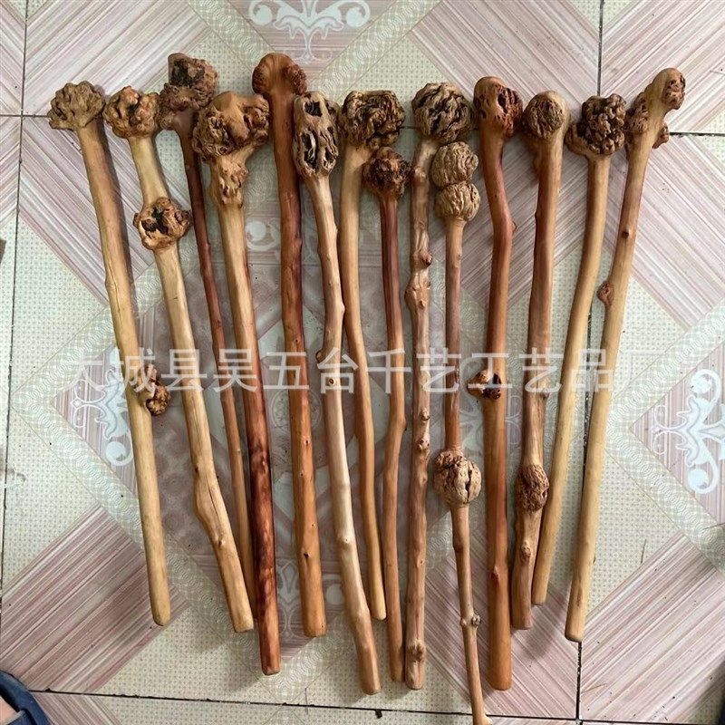 山茶木健身锤子黑果木按锤痒痒挠疙瘩木质健身敲打锤景区热卖