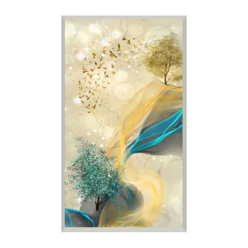 新款立体玄关壁纸走廊背景墙纸现代D壁画书房竖D过道