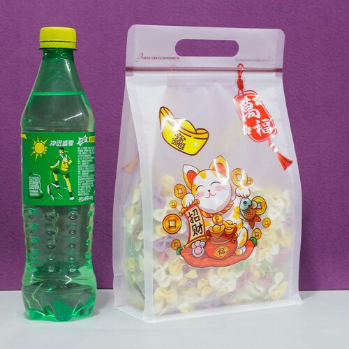 通用八边封包装袋烘焙零食狗粮塑料休闲食品自立礼品袋子