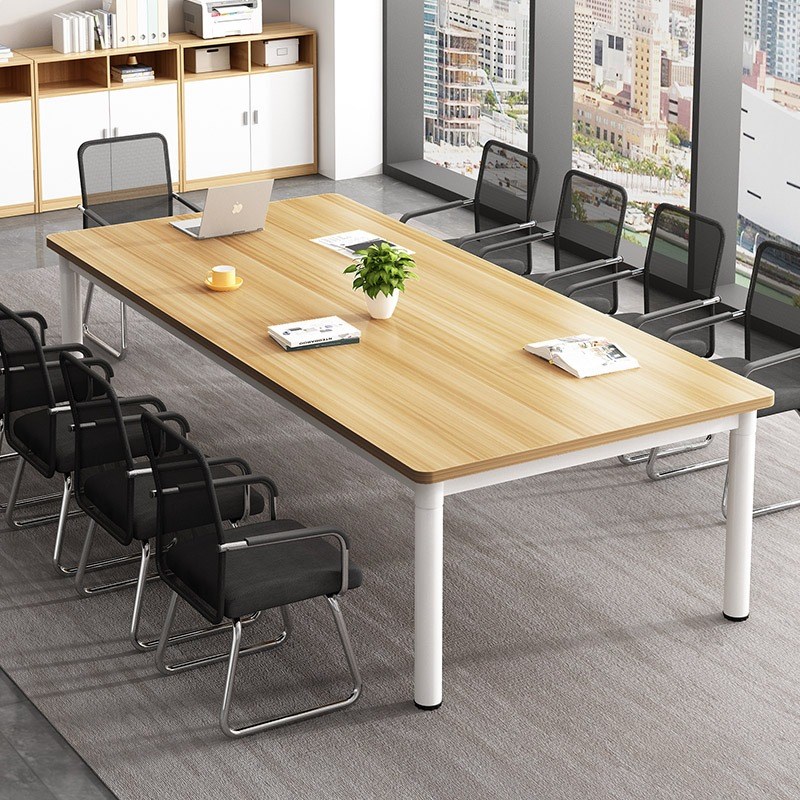 会议桌长桌简约现代书房手工桌子工作台简易学习桌办公室电脑桌子