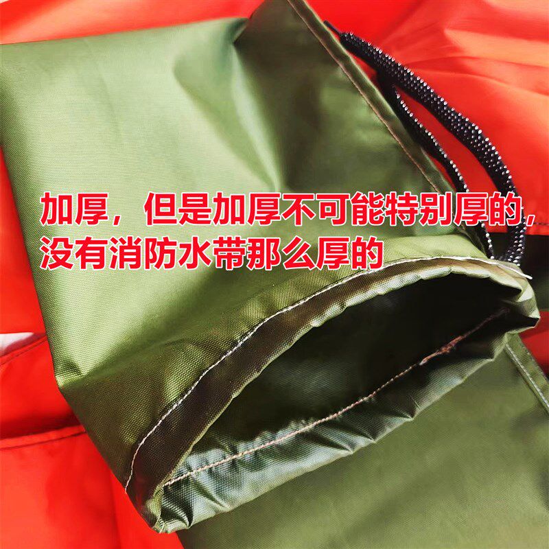 定制农用四寸多袖布水带寸浇地多口带袖布地龙水袋灌溉水管布袋