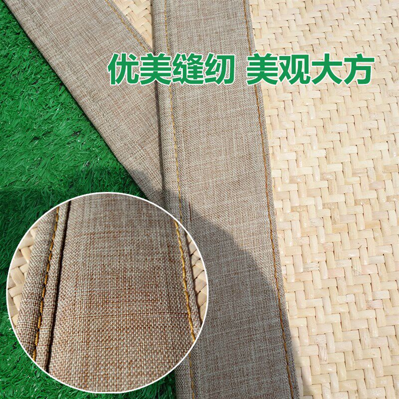夏季藤席布艺皮沙发垫藤垫子冰丝夏季垫防滑夏天凉席坐垫客厅