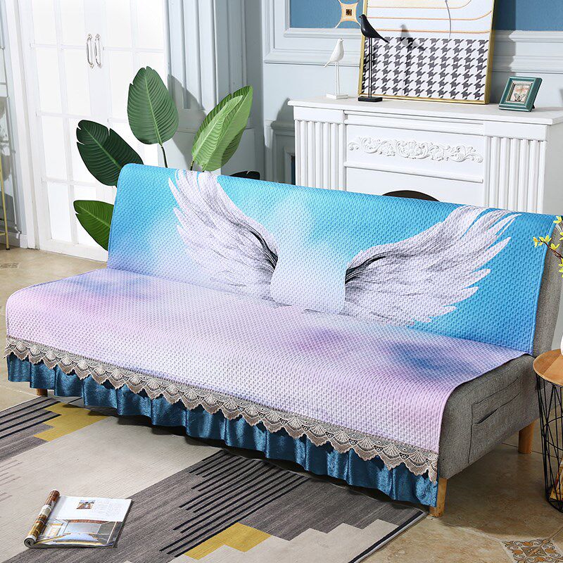 新折叠沙发垫罩布两用防滑沙发床垫子四季通用全盖一体沙发巾盖布