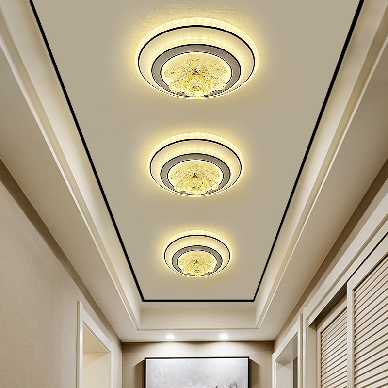 现代过道灯走廊灯嵌入式入户玄关阳台灯22年新款衣帽间灯