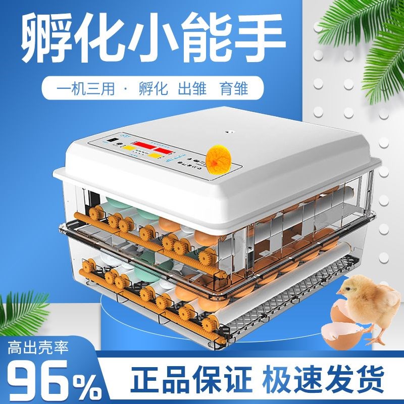 全自动孵卵机小型孵化器家用型孵化机智能孵化箱小鸡孵卵器孵蛋器