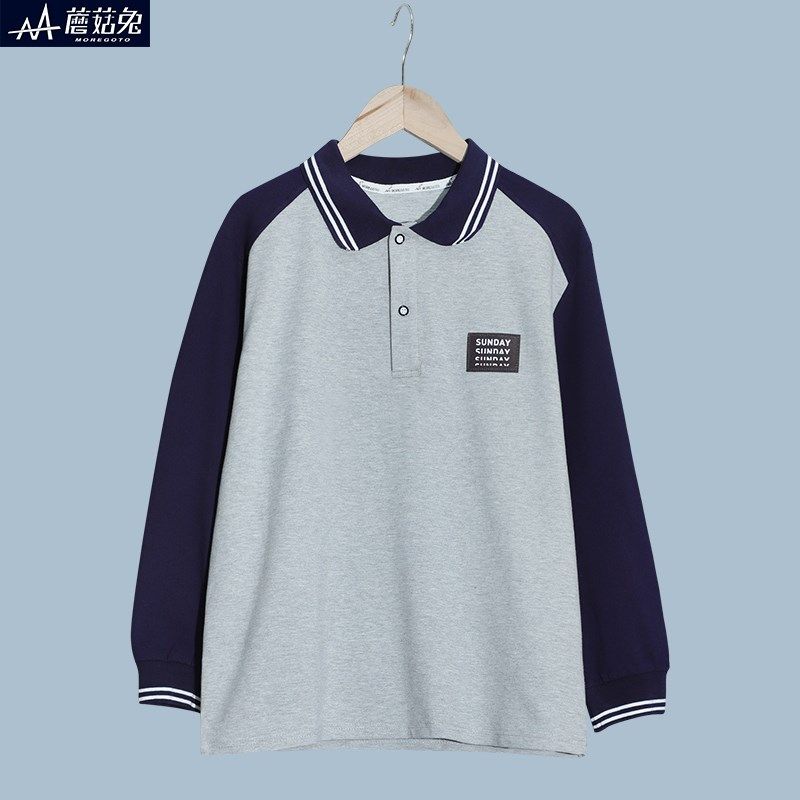胖童装男童polo衫长袖衬衣中大童内搭上衣宽松加肥男孩长袖T恤潮,童装/婴儿装/亲子装,儿童POLO衫,淘宝优惠券,粉丝福利购,淘宝优惠卷