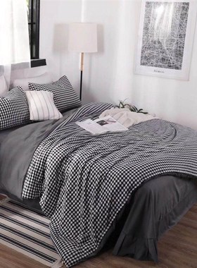 床品一整套单人六件套学生宿舍被褥床上用品全套装上下铺床褥垫