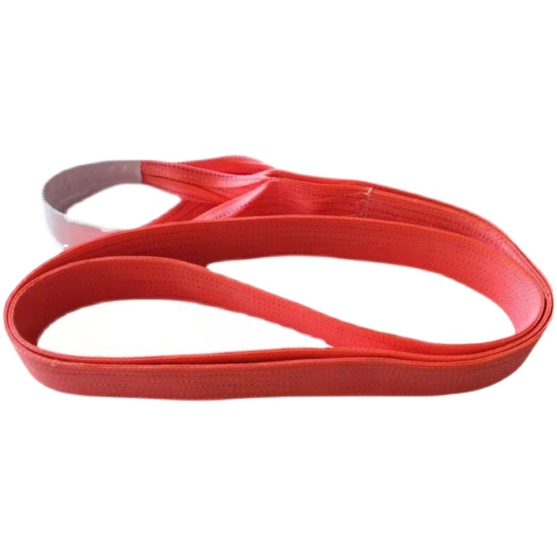 彩色吊装带索具扁平起重吊带国标工业吊装行车5吨6米3吨4米拖车绳