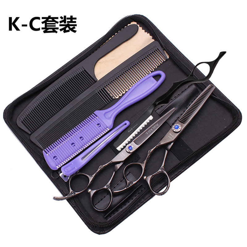 左手左撇子理发剪刀家用发廊专业平剪刘海打薄牙剪削发美发套装