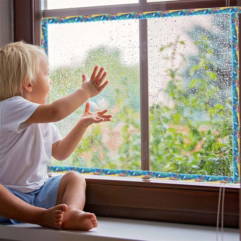 海洋主题边框胶带装饰贴纸教室文创黑板报布置造景材料礼品包装