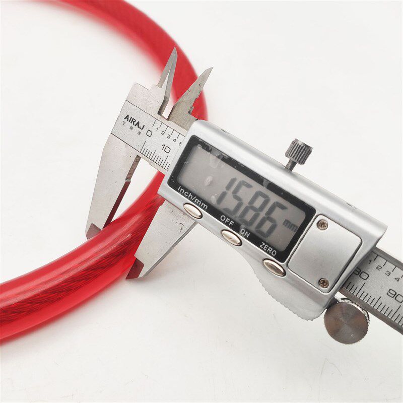 自行车锁加长加粗环形钢丝锁玻璃门商铺门链条锁结实钢缆锁软锁连