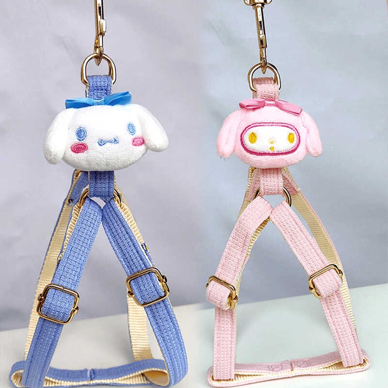 狗狗猫咪牵引绳小型犬泰迪比熊博美胸背带小狗幼犬遛猫狗绳狗链子