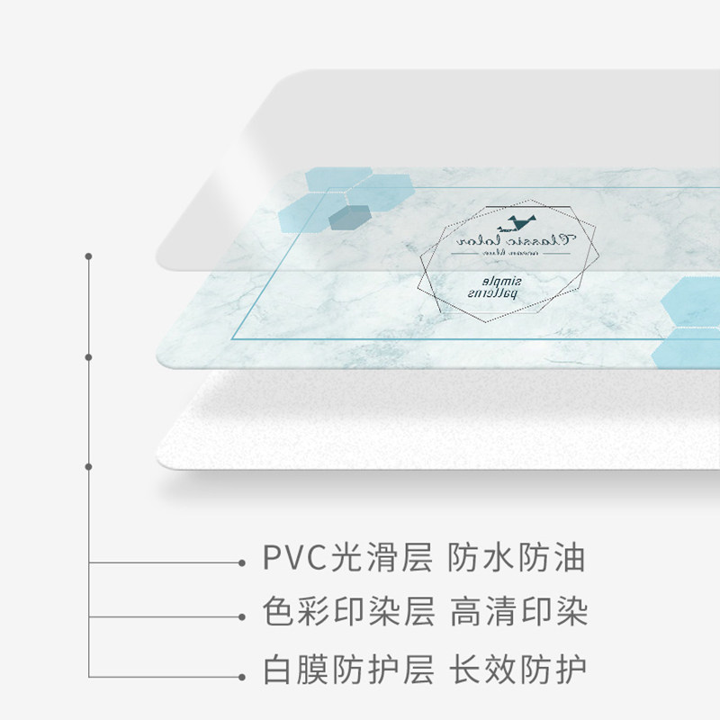 伸缩折叠椭圆形餐桌布北欧风格防烫防水防油免洗家用PVC餐桌垫