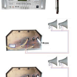 村村通无线广播系统农村自动调频发射机主机接收机大高音喇叭套装