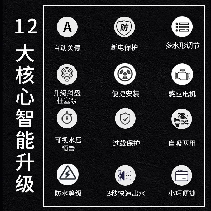 洗车机高压水泵洗车水枪家用220V大功率便携式刷车神器商用清洗机