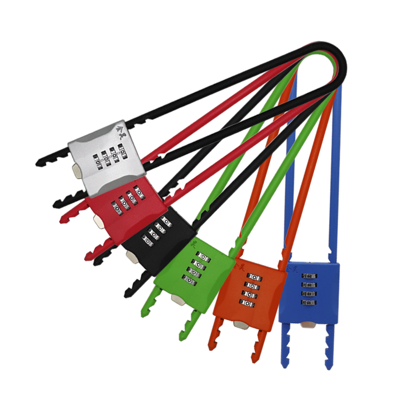 金昊密码玻璃门锁双门U型柜子锁商铺推拉门锁自行车防盗加长插锁