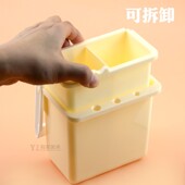 多功能洗笔筒水彩水粉美术画画清洗筒便携二合一分隔水桶可拆卸