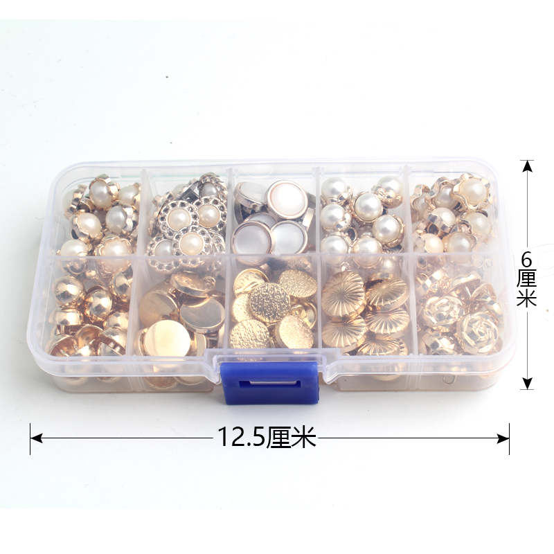 金属珍珠纽扣衬衫衬衣儿童衣服上衣毛衣装饰男女士百搭圆形小扣子