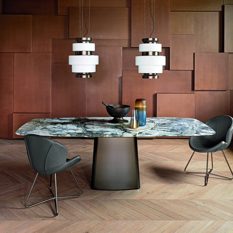 美式客厅餐台长方形大理石餐桌不锈钢金属接待桌别墅样板间饭桌子,住宅家具,大理石餐桌,淘宝优惠券,粉丝福利购,淘宝优惠卷