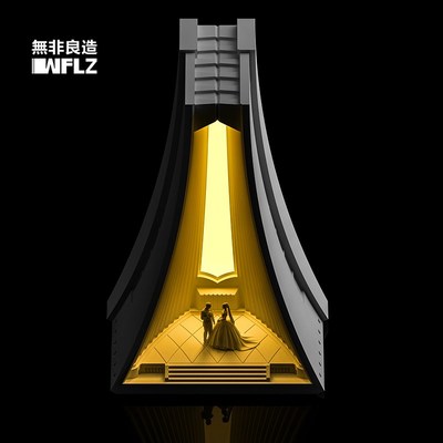 無非良造/路思义教堂小夜灯设计师氛围灯伴手礼台灯结婚新婚礼物