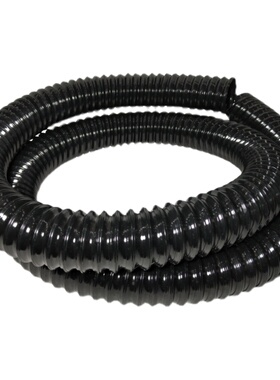 黑色PU聚氨酯风管木工吸尘雕刻机耐高温风管25/100/120 壁厚1.5mm