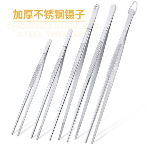 日常家用食物夹烤肉夹子煎牛排专用夹不锈钢镊子韩式油炸夹烧烤夹