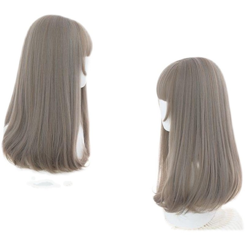 假发女长直发齐肩内扣短发网红中长发女士学生卷假发修脸自然逼真,美发护发/假发,日常整顶假发,淘宝优惠券,粉丝福利购,淘宝优惠卷