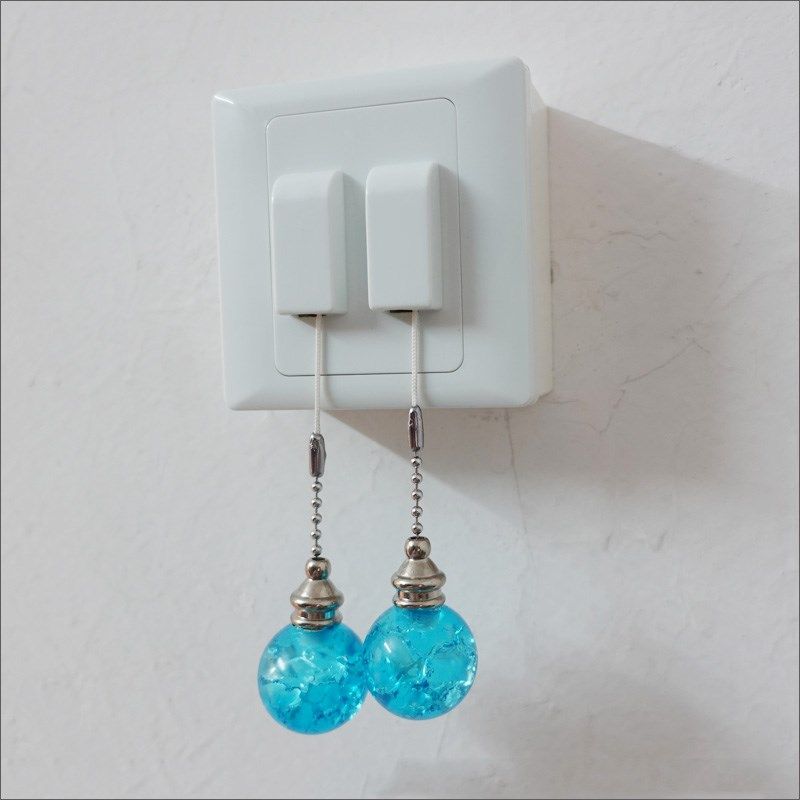 包邮86型二开单控拉线绳子拉线开关老式1开拉线电灯墙壁面板