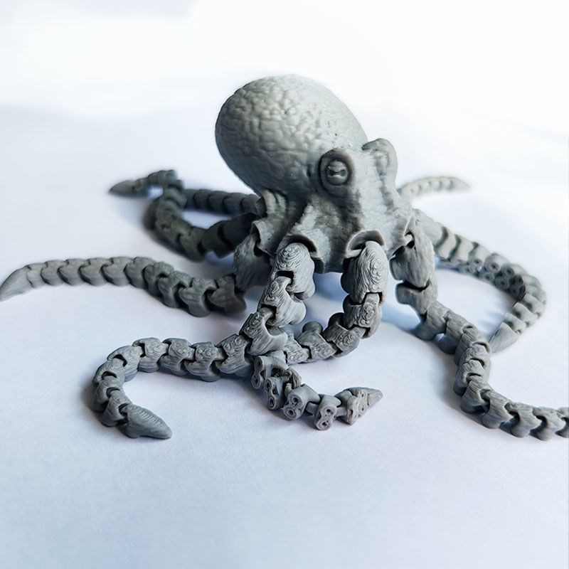 3D打印章鱼鱼缸造景摆件网红玩具八爪鱼模型儿童创意玩具手办礼物