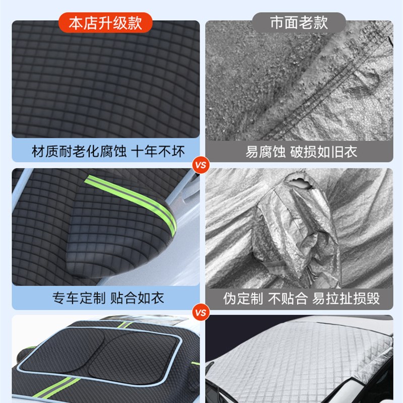 牛津布汽车用遮阳挡加厚前挡风玻璃隔热罩防霜防冻防雪遮阳撕不烂