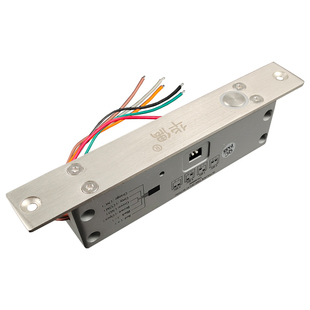 led小尺寸电插锁锁不锈钢面板带上延时门磁反馈信号灯防拆磁隔断