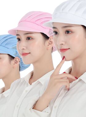 厨房帽子防油烟女款家用烧炒菜包头防掉头发做饭戴的头套帽防味帽