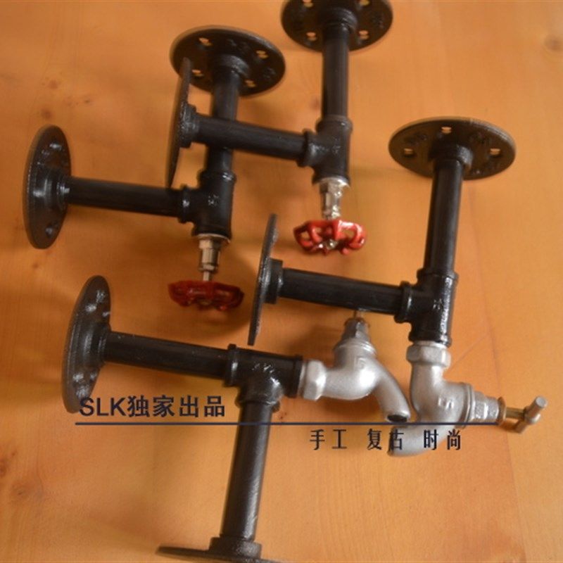 美式乡村复古做旧法式铁艺书架格架 搁板 壁挂式书架 实木置物架,住宅家具,搁板/置物架/家用陈列架,淘宝优惠券,粉丝福利购,淘宝优惠卷