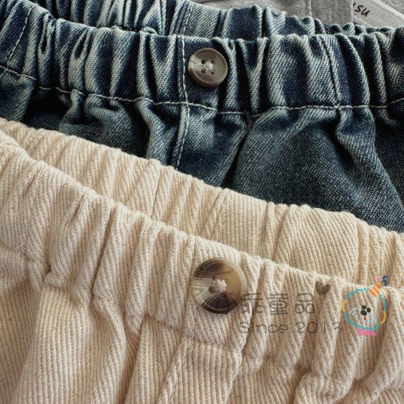 强推!太实用了!韩国儿童春秋裤子舒适百搭宽松休闲裤收脚牛仔裤,童装/婴儿装/亲子装,裤子,淘宝优惠券,粉丝福利购,淘宝优惠卷