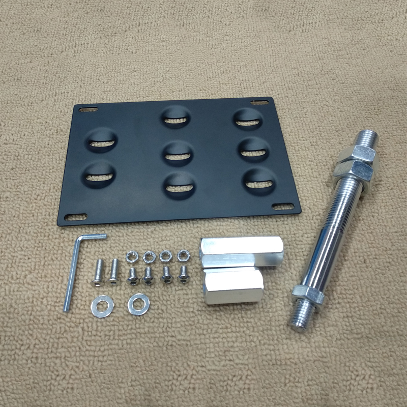 新交规车牌架 汽车改装加厚美式拖车钩牌照框 个性牌照架 牌照框