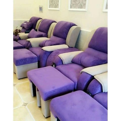 足疗沙发电动足浴按摩牀浴场洗脚美甲采耳沙发牀桑拿沐足沙发躺椅