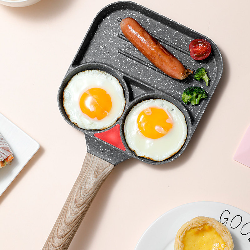 煎鸡蛋汉堡机不粘小平底家用牛排煎锅早餐煎饼蛋堡锅模具煎蛋神器