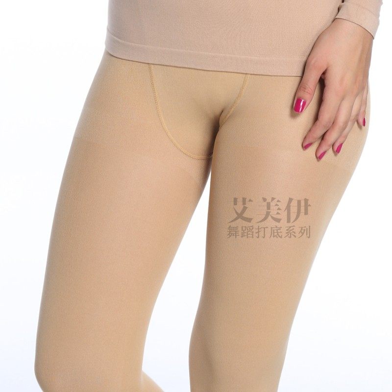 春秋加大码连裤袜双面加档打底裤袜加大加肥胖MM薄款丝袜女舞蹈袜