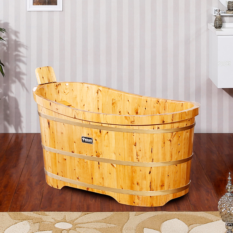 香柏木浴桶成人泡澡木桶实木浴缸木桶浴盆洗浴木桶洗澡桶大木桶