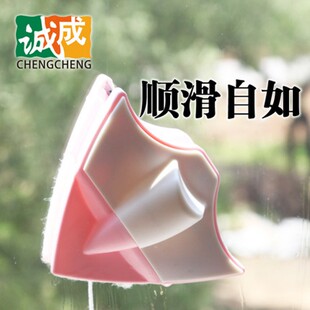 诚成里擦得 玻璃擦窗器擦刮玻璃神器单层薄家用双面擦高楼层工具