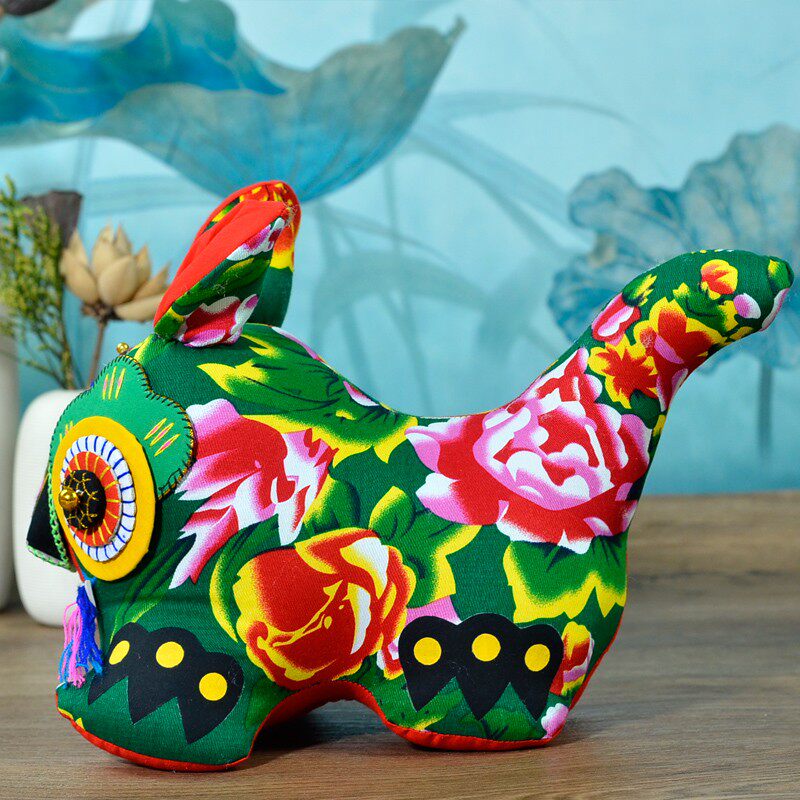 布老虎纯手工民间工艺品布艺玩偶公仔民俗摆件宝宝满月礼品压惊虎