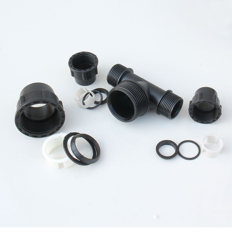 塑料pe管变径三通农业大棚微喷灌管接头灌溉滴灌管分水配件6分1寸