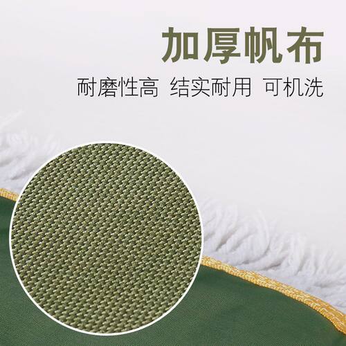 平板拖把替换布套式长宽地拖尘推罩排拖棉线拖布头40 60 90 110cm