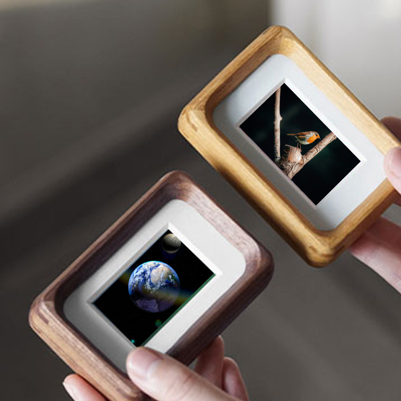 实木小相框3寸4寸6寸相框摆台洗照片结婚登记照相框圆角儿童小框