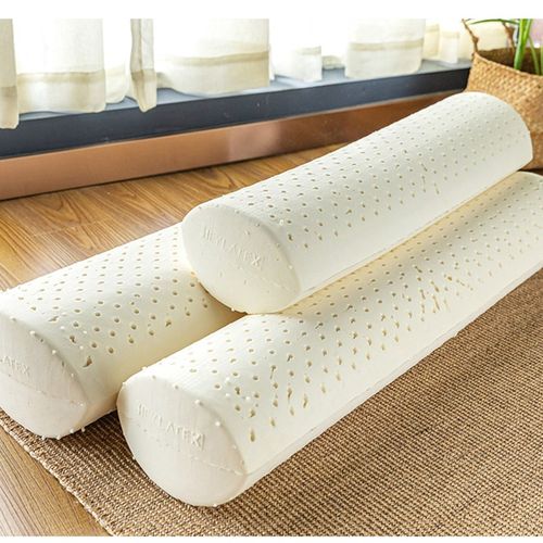 椭圆柱防滑抱枕芯泰国天然乳胶男女朋友大长条夹腿抱枕床头上靠垫