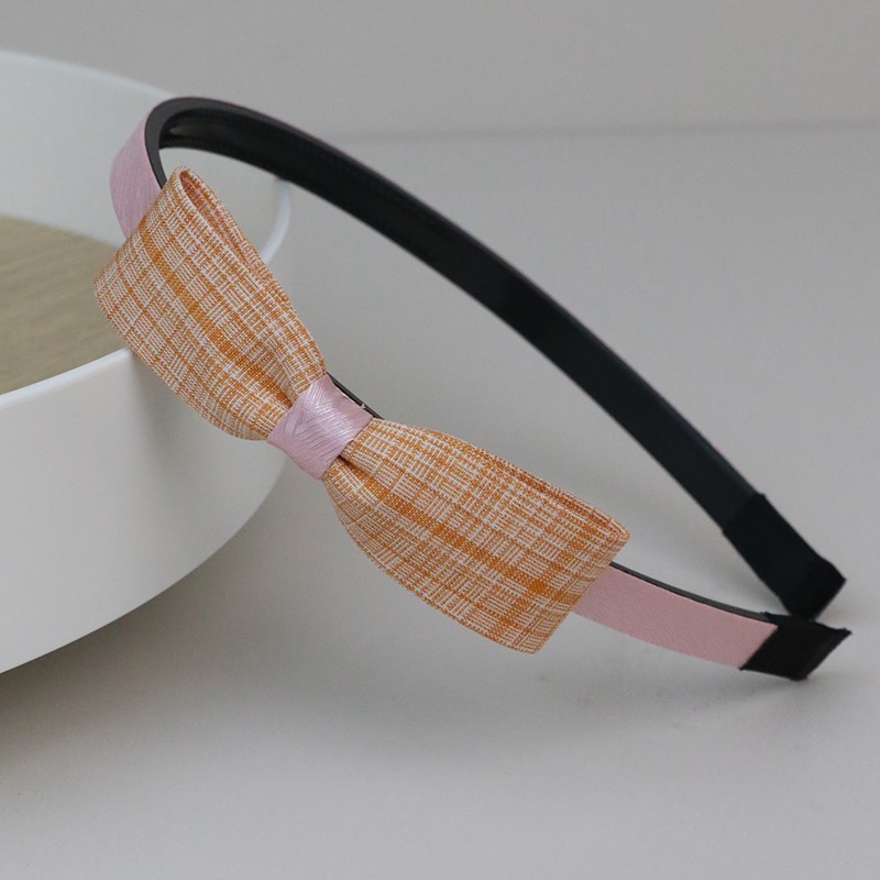 韩国儿童发箍小女孩蝴蝶结压发防滑齿轮发卡发饰女童头箍潮妞简约