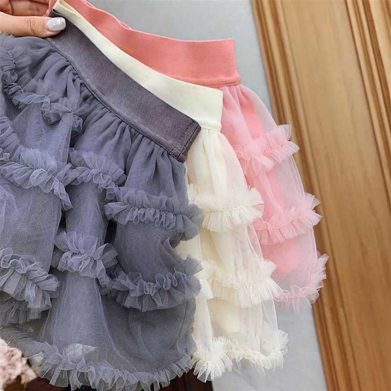 婴幼儿夏装宝宝洋气半身网纱裙婴儿蓬蓬裙儿童公主裙外出网纱短裙
