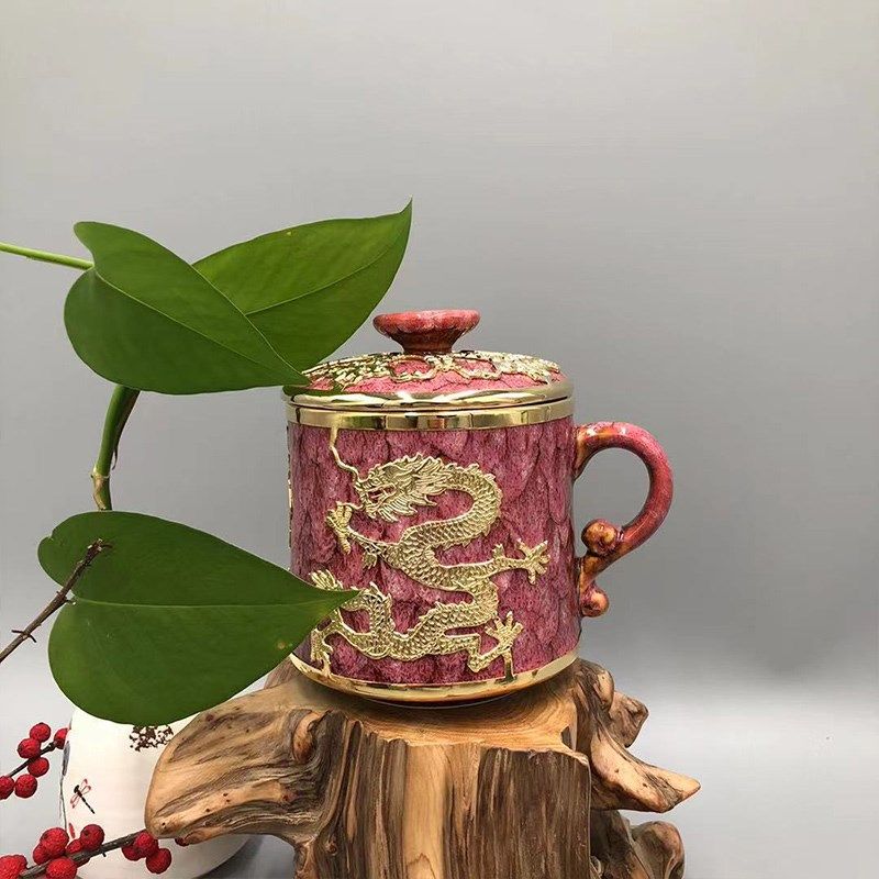 好客山东 威海窑变锡镶盖杯茶杯带盖水杯家用办公室老式会议杯子,特色手工艺,其他,淘宝优惠券,粉丝福利购,淘宝优惠卷