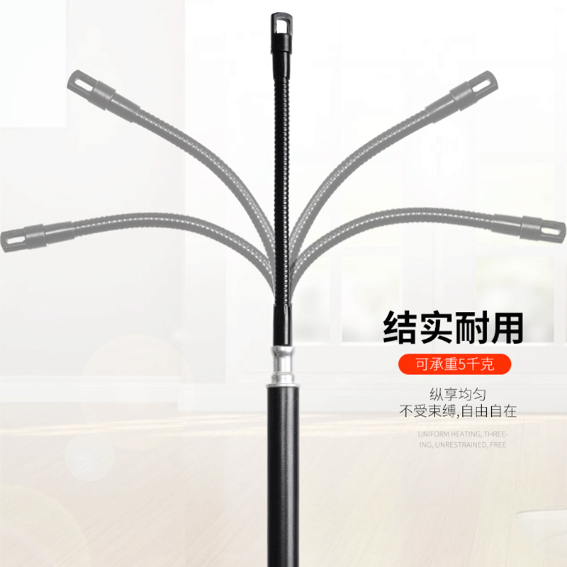 摆摊支架展示广告挂布夜市招牌桌面固定可伸缩金属横幅支撑杆灯架